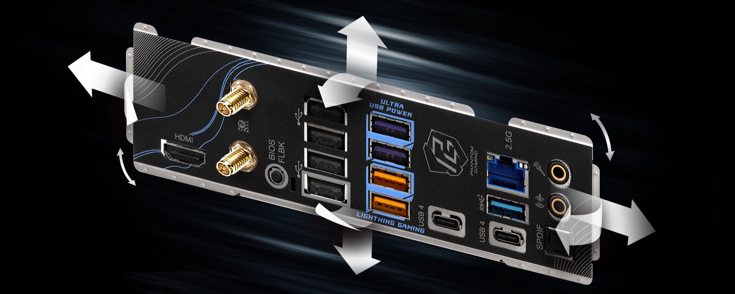 Flexible Integrated I/O Shield